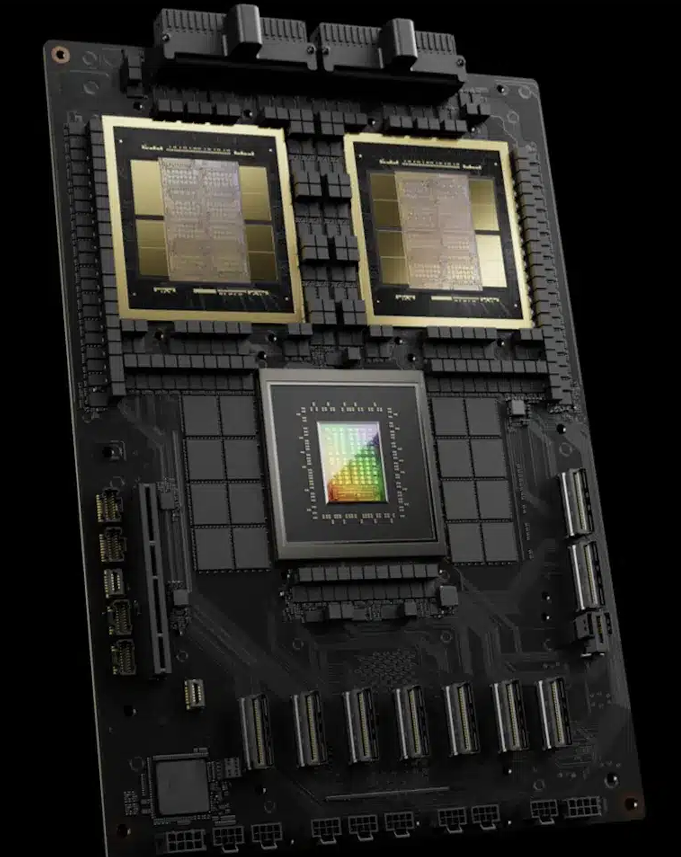 NVIDIA B200 GPU die shot