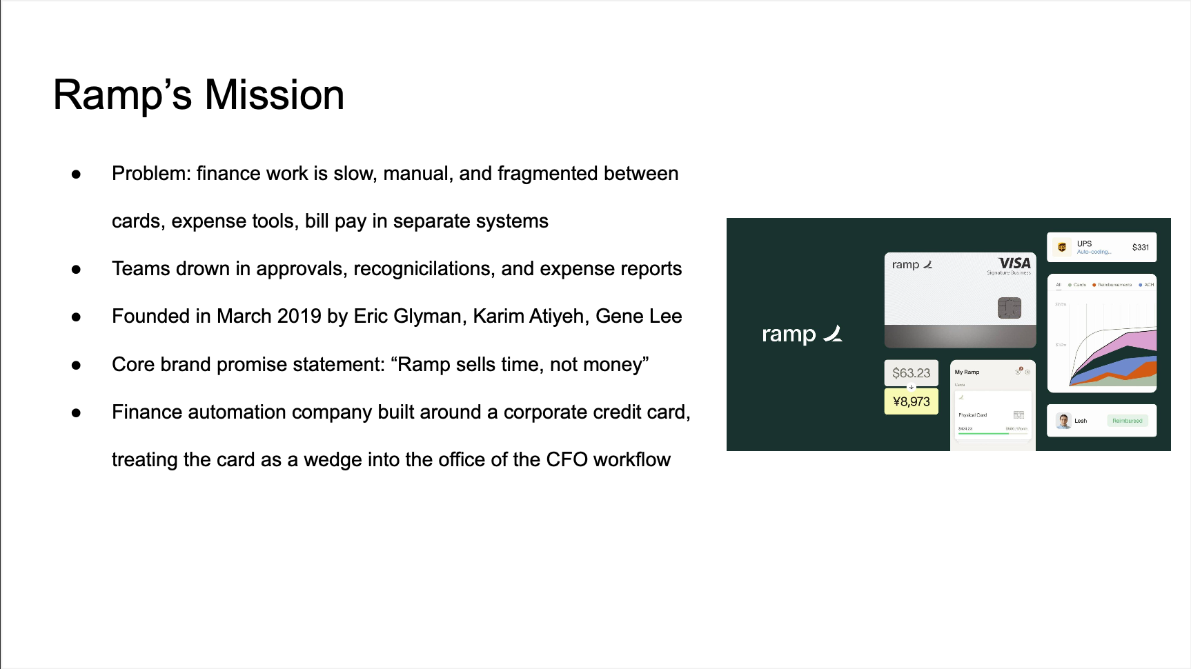Ramp's Mission slide